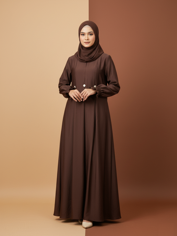 Minal Brown Abaya