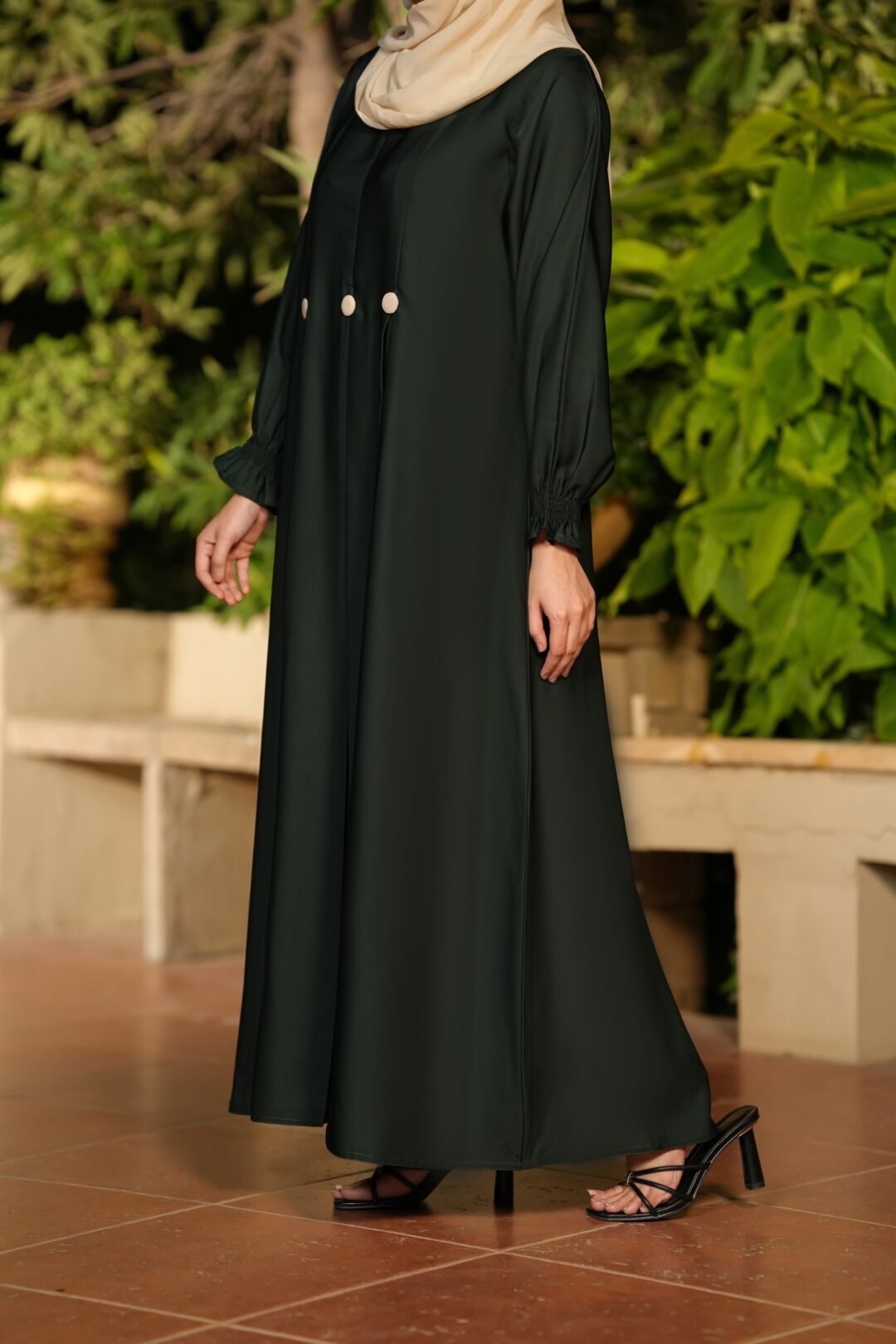 Minal Green Abaya - Image 2