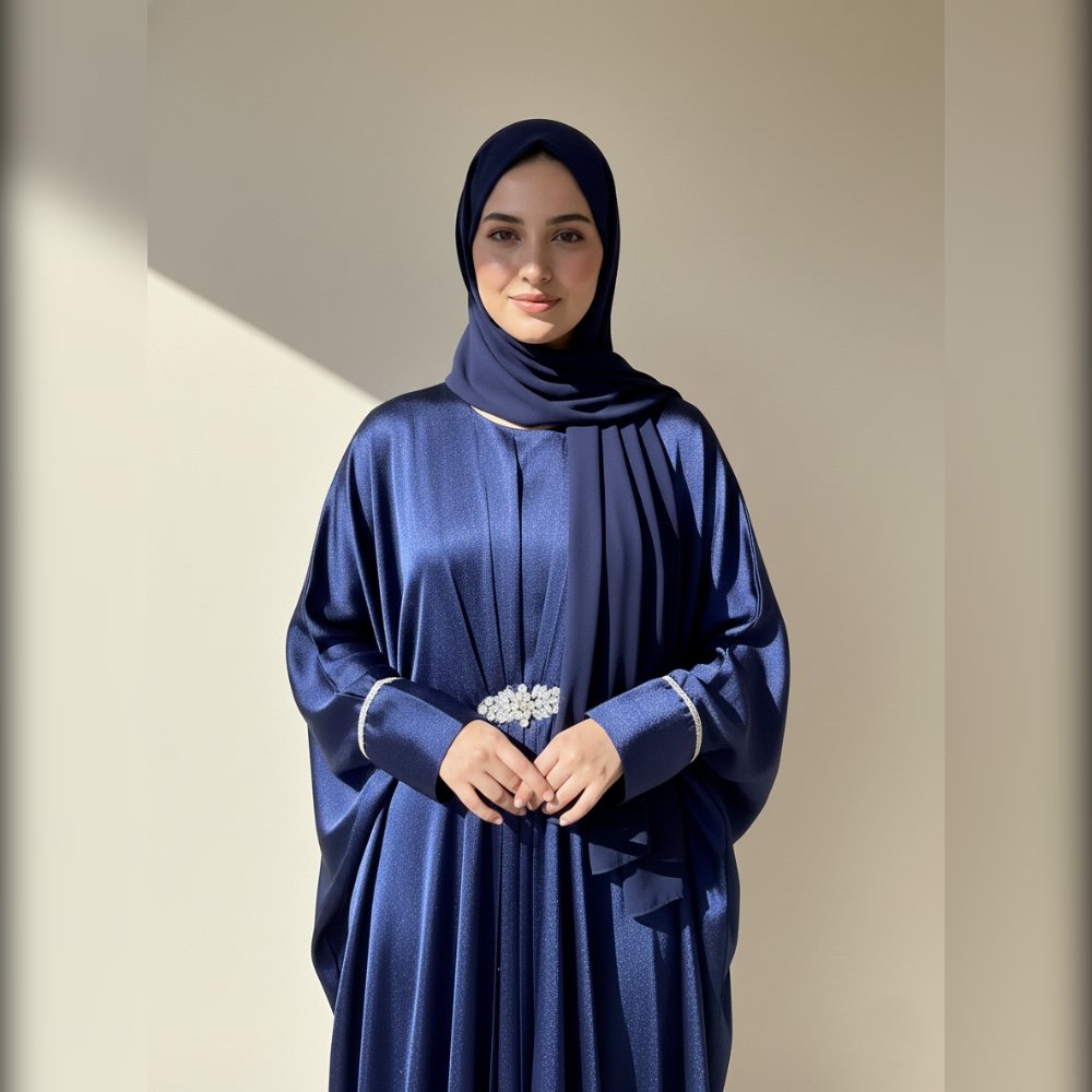 Deep Ocean Abaya - Image 3