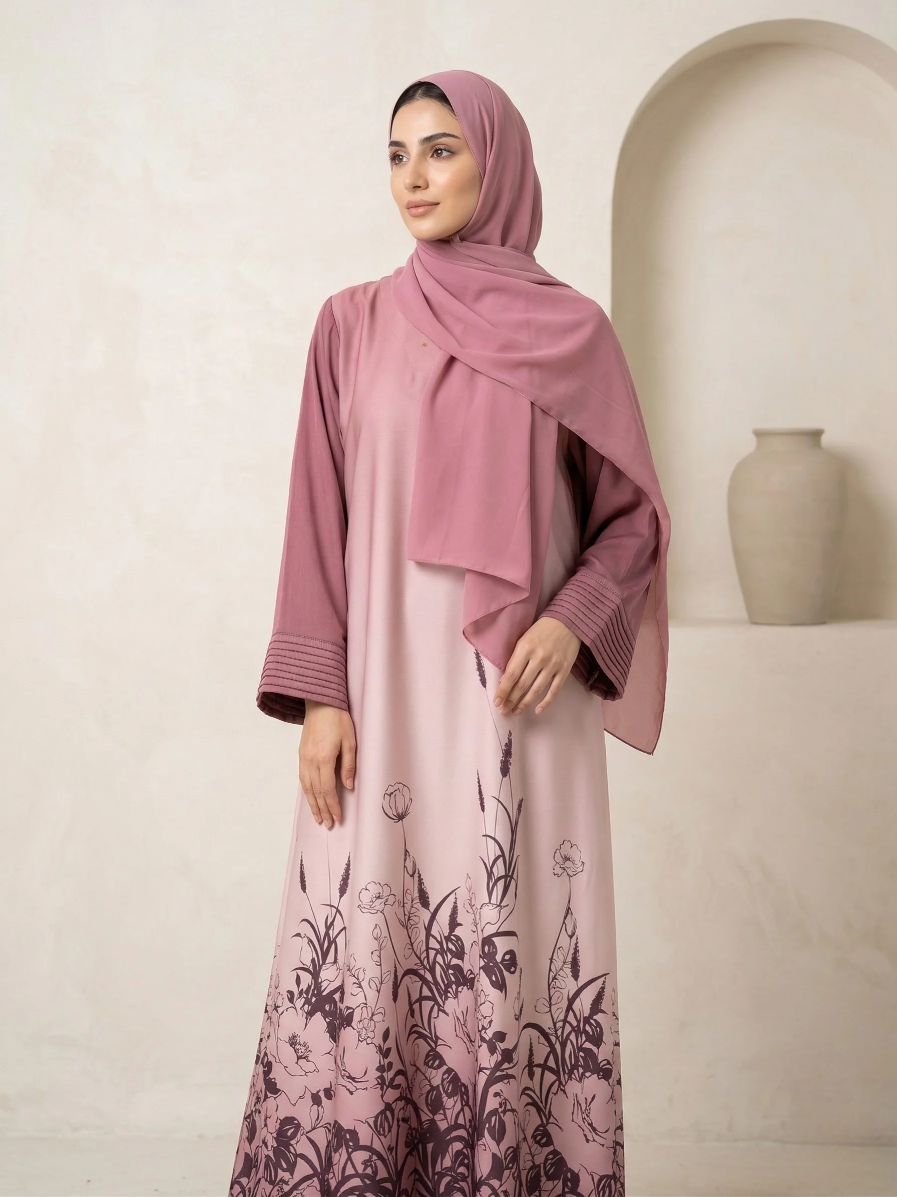 Rose Whisper Abaya - Image 3