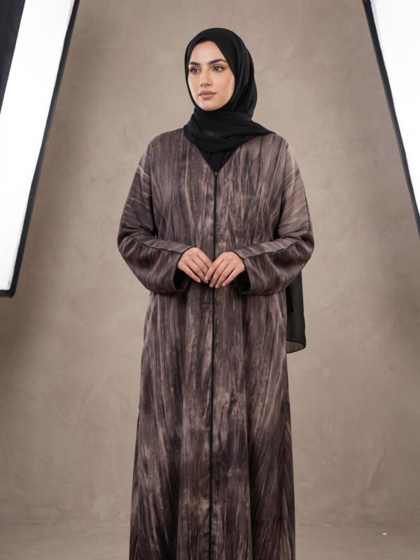 Ash Marble Abaya