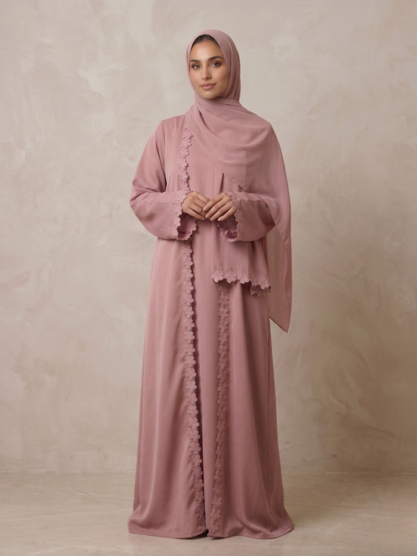 Petal Pink Abaya