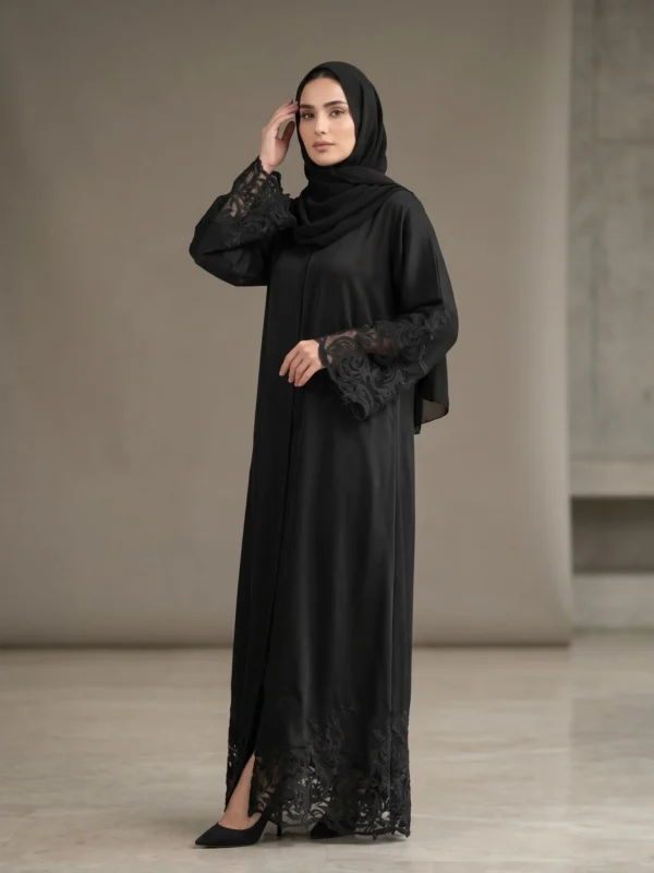 Black Aura Abaya