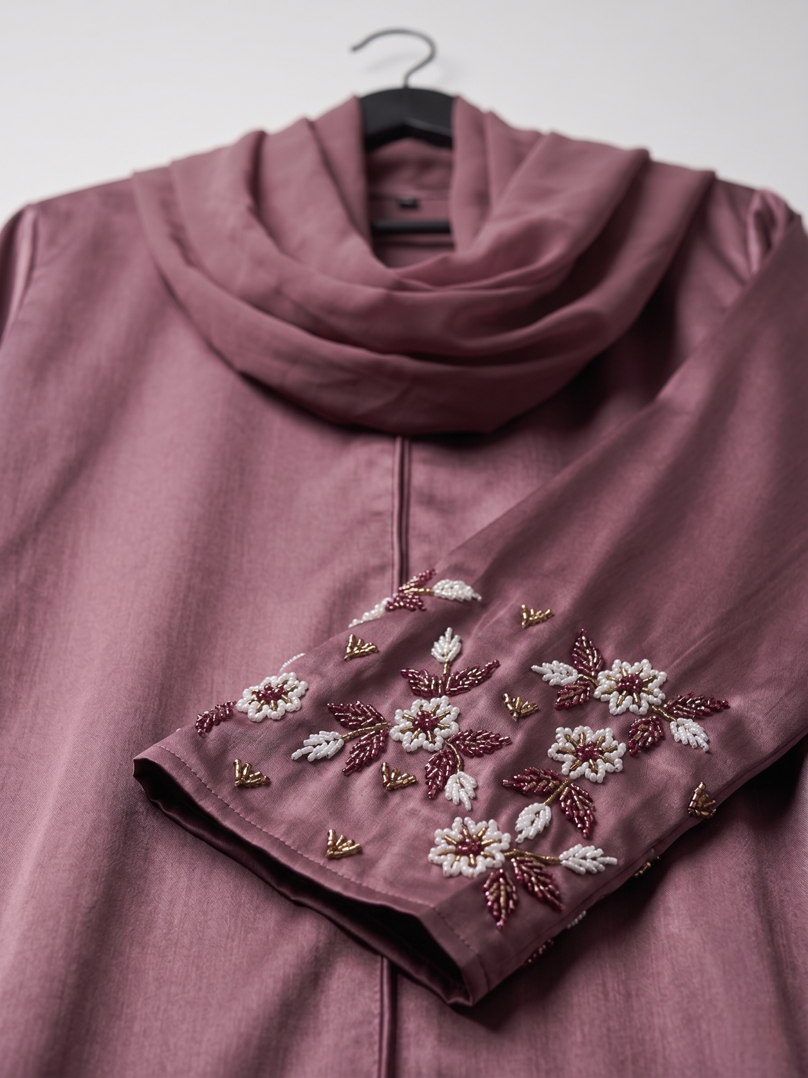 Dusty Mauve Abaya - Image 2