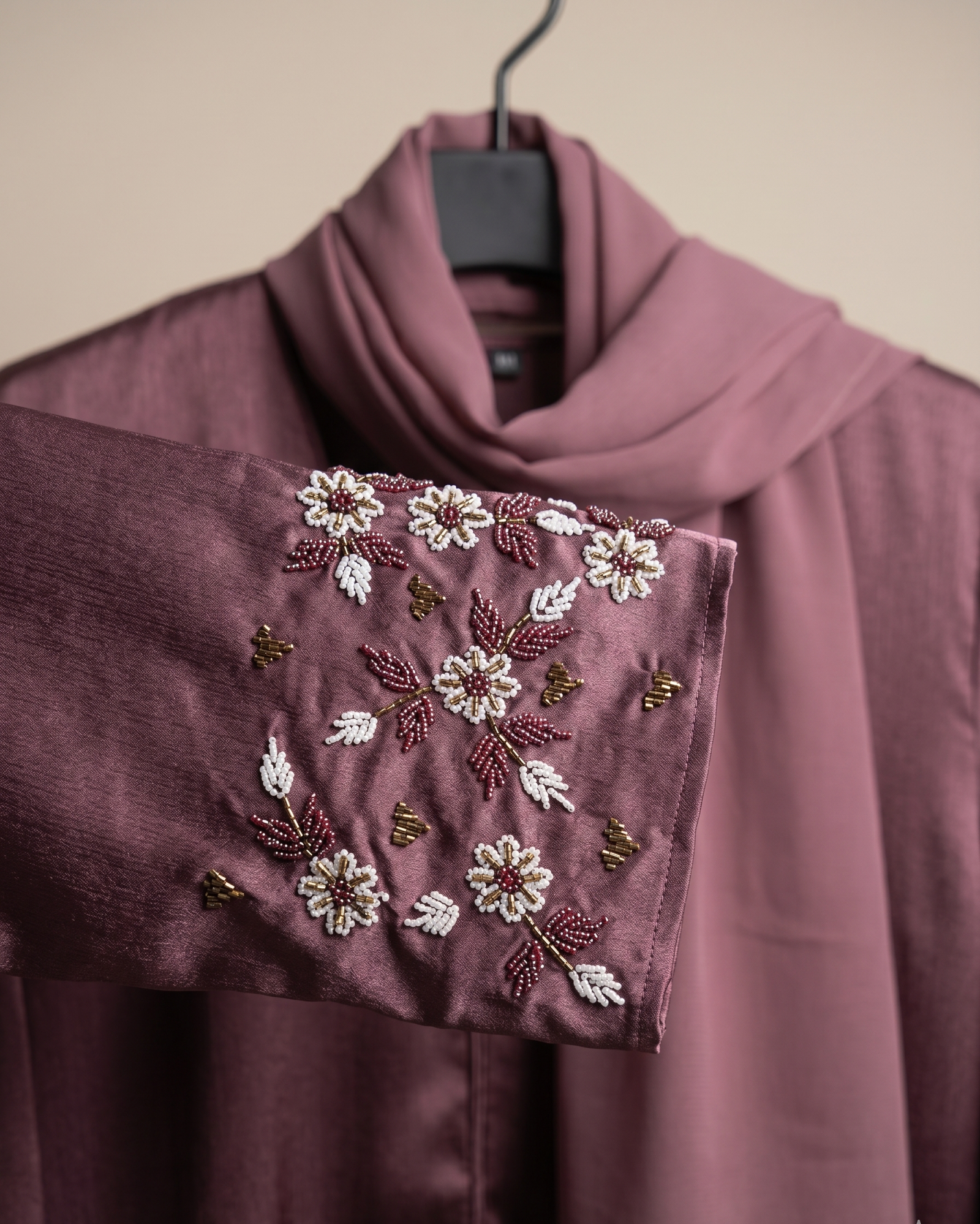 Dusty Mauve Abaya - Image 3
