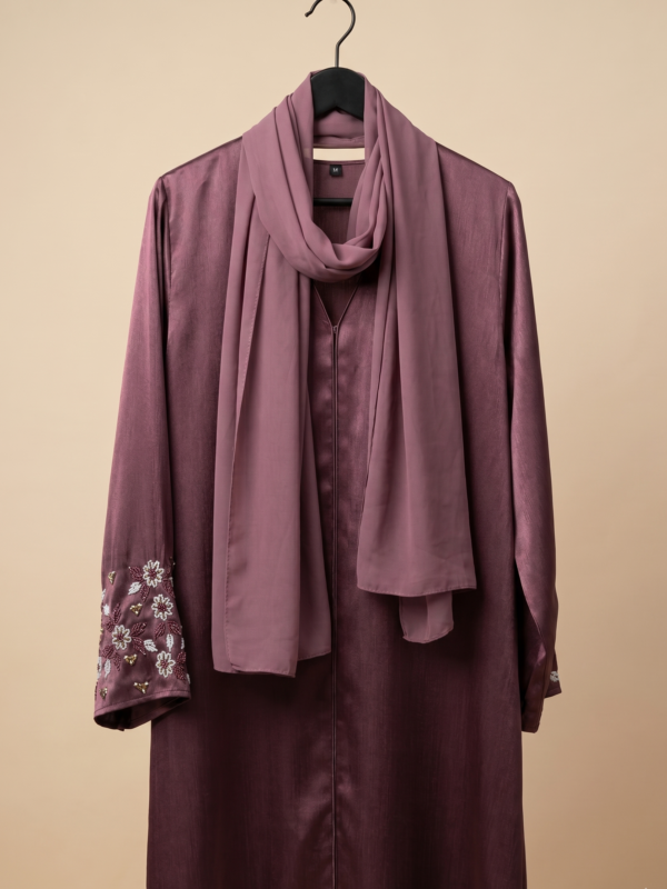Dusty Mauve Abaya