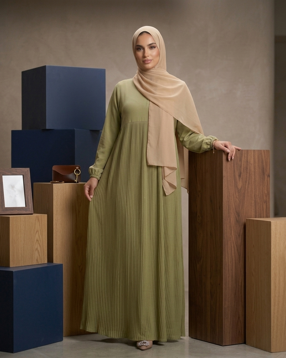 Linear Grace Abaya