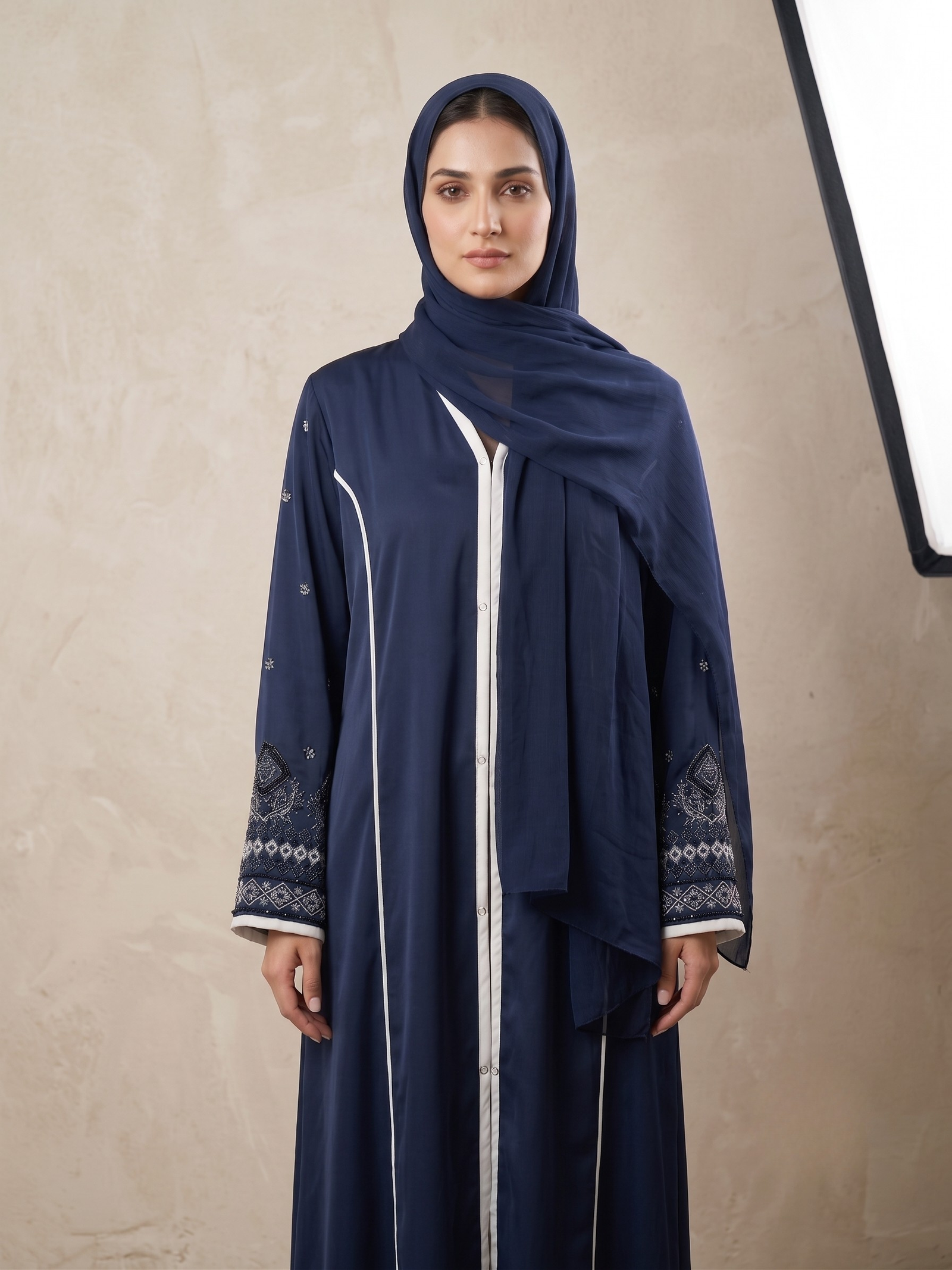 Navy Noor Abaya - Image 2