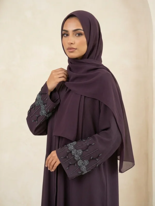 Royal Plum Abaya