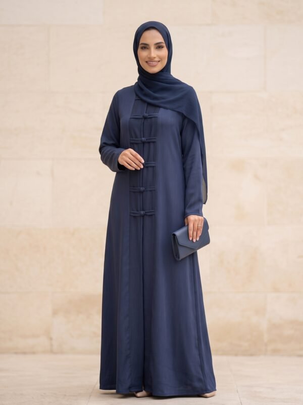 Elegant Blue Abaya