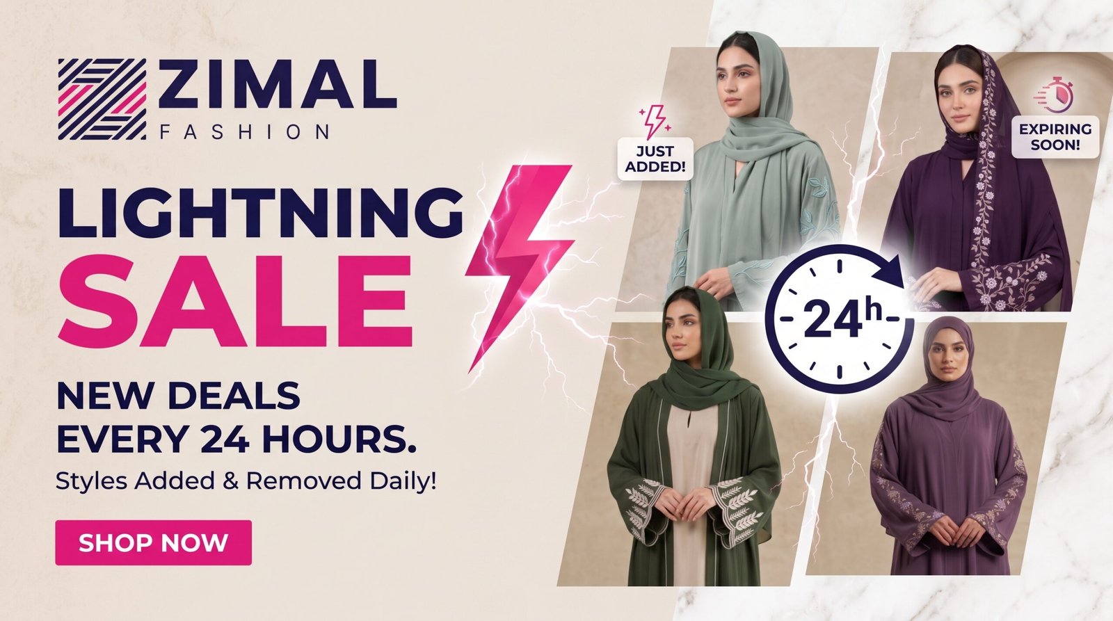 Lightning Sale Banner