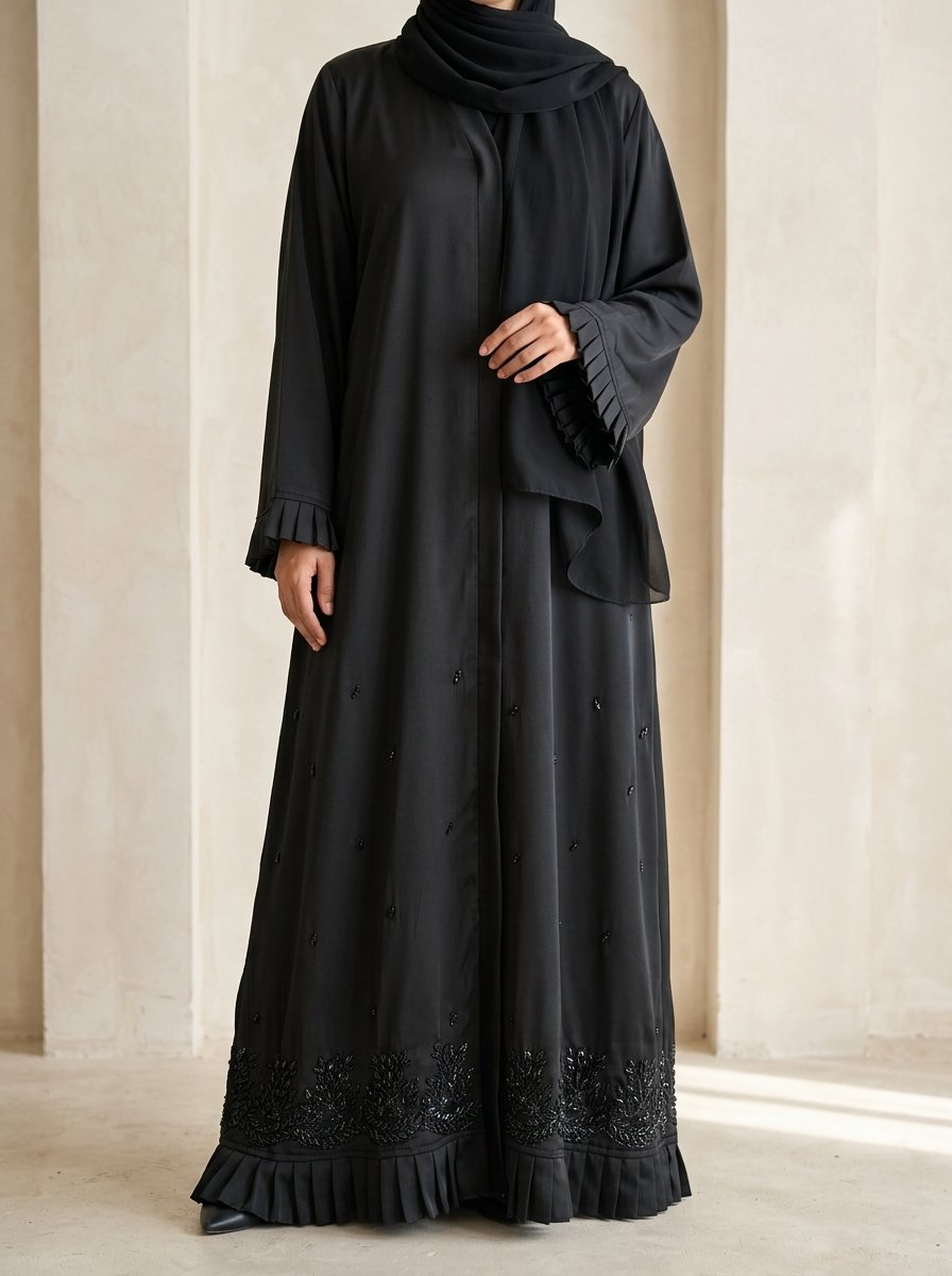 Black Nahla Abaya - Image 3